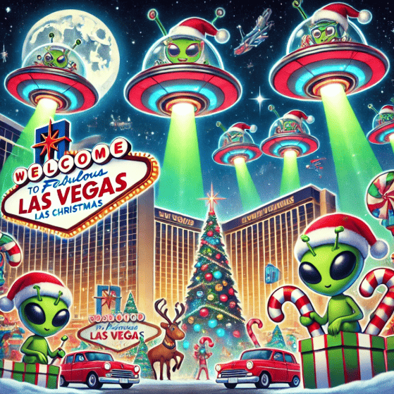 Invading Vegas Las Christmas Slot łączy kosmitów z świąteczną zabawą